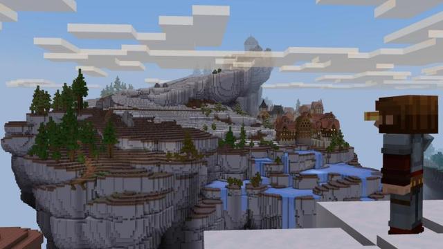 Screenshot of the Minecraft Bedrock Marketplace product OneBlock created by Misfits.