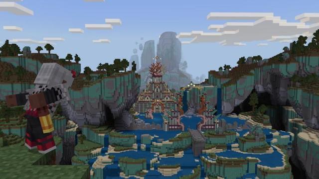 Screenshot of the Minecraft Bedrock Marketplace product OneBlock created by Misfits.