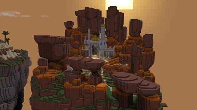 Screenshot of the Minecraft Bedrock Marketplace product OneBlock created by Misfits.