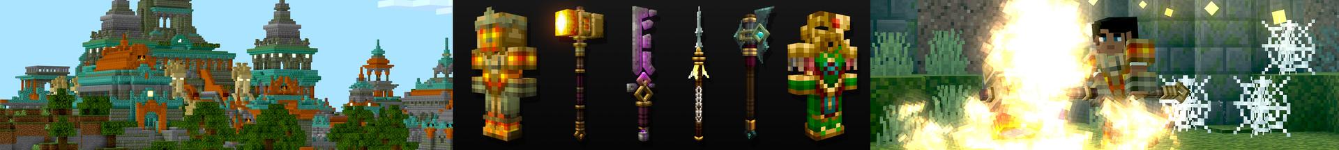 Panorama of the Minecraft Bedrock Marketplace product Survival Island Base created by Misfits.