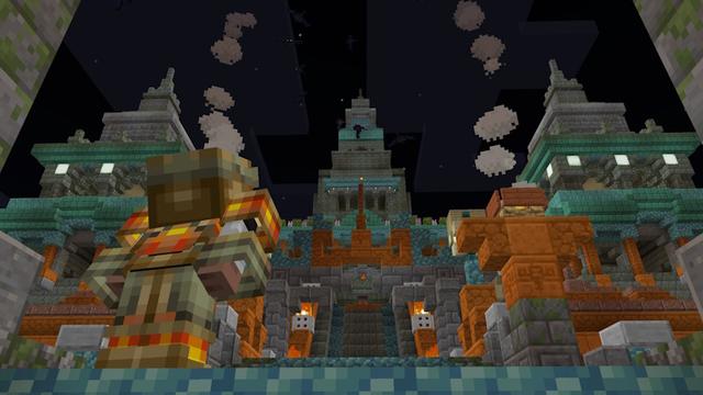 Screenshot of the Minecraft Bedrock Marketplace product Survival Island Base created by Misfits.