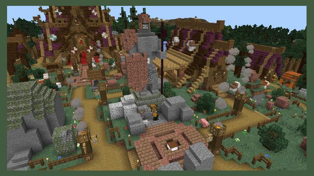 Screenshot of the Minecraft Bedrock Marketplace product Ultimate Viking Base created by Misfits.