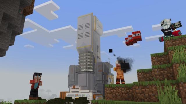 Screenshot of the Minecraft Bedrock Marketplace product Weapon created by Misfits.