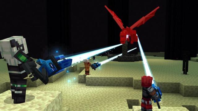 Screenshot of the Minecraft Bedrock Marketplace product Weapon created by Misfits.