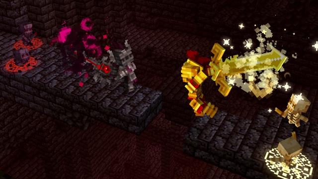 Screenshot of the Minecraft Bedrock Marketplace product Weapons Evolve created by Misfits.