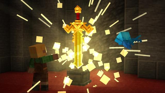 Screenshot of the Minecraft Bedrock Marketplace product Weapons Evolve created by Misfits.