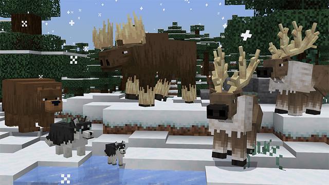 Screenshot of the Minecraft Bedrock Marketplace product Animals Add-On created by Mob Pie.