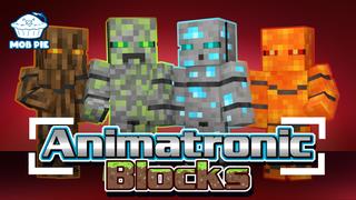 Thumbnail of the Minecraft Bedrock Marketplace product Animatronic Blocks created by Mob Pie.