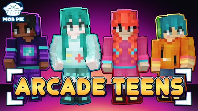 Thumbnail of the Minecraft Bedrock Marketplace product Arcade Teens created by Mob Pie.