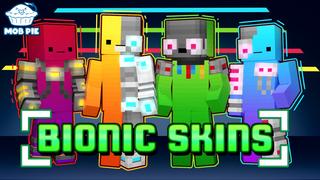 Thumbnail of the Minecraft Bedrock Marketplace product Bionic Skins created by Mob Pie.