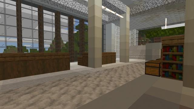 Screenshot of the Minecraft Bedrock Marketplace product Cliffside Millionaire Mansion created by Mob Pie.