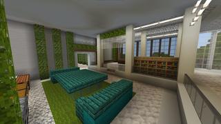 Screenshot of the Minecraft Bedrock Marketplace product Cliffside Millionaire Mansion created by Mob Pie.