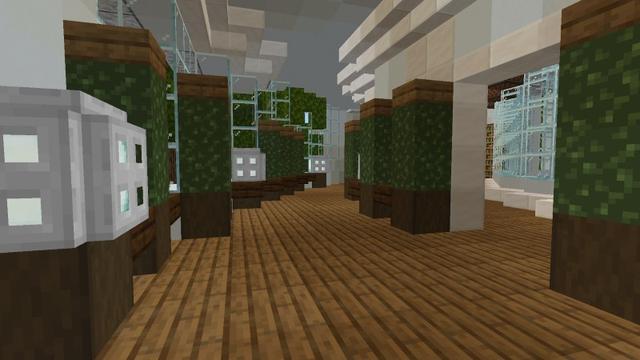 Screenshot of the Minecraft Bedrock Marketplace product Cliffside Millionaire Mansion created by Mob Pie.