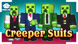 Thumbnail of the Minecraft Bedrock Marketplace product Creeper Suits created by Mob Pie.
