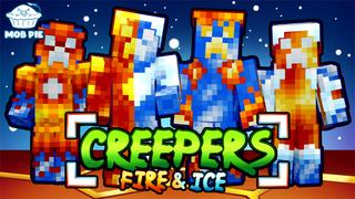 Thumbnail of the Minecraft Bedrock Marketplace product Creepers Fire & Ice created by Mob Pie.