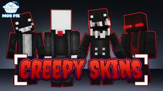 Thumbnail of the Minecraft Bedrock Marketplace product Creepy Skins created by Mob Pie.