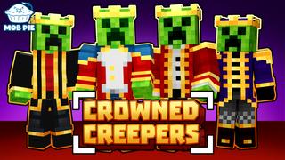 Thumbnail of the Minecraft Bedrock Marketplace product Crowned Creepers created by Mob Pie.