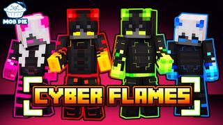 Thumbnail of the Minecraft Bedrock Marketplace product Cyber Flames created by Mob Pie.
