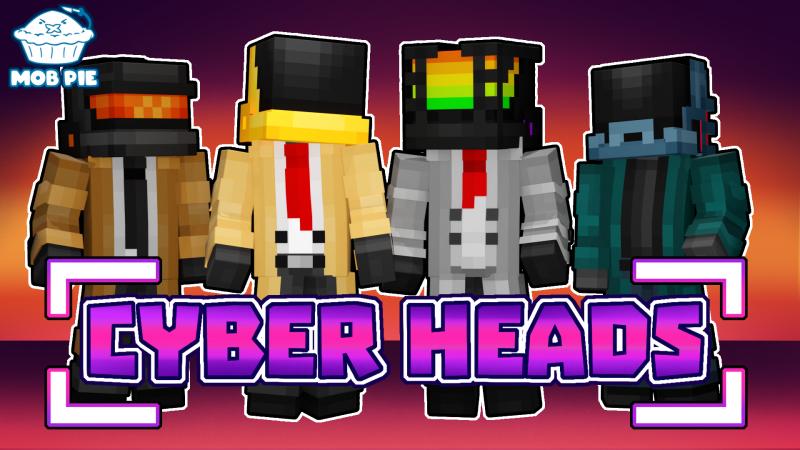 Cyber Heads by Mob Pie | CHUNK - Minecraft Bedrock Marketplace Explorer
