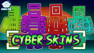 Thumbnail of the Minecraft Bedrock Marketplace product Cyber Skins created by Mob Pie.