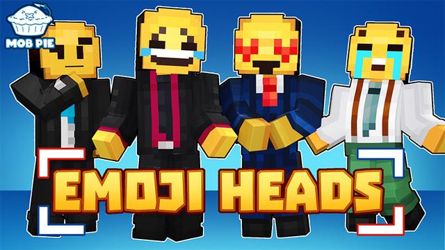 Thumbnail of the Minecraft Bedrock Marketplace product Emoji Heads created by Mob Pie.