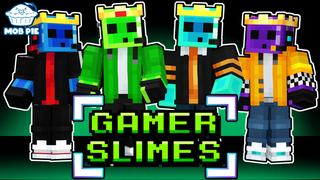 Thumbnail of the Minecraft Bedrock Marketplace product Gamer Slimes created by Mob Pie.
