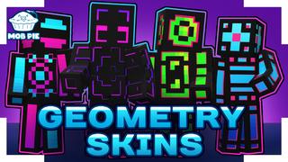 Thumbnail of the Minecraft Bedrock Marketplace product Geometry Skins created by Mob Pie.