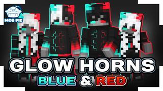 Thumbnail of the Minecraft Bedrock Marketplace product Glow Horns: Blue & Red created by Mob Pie.