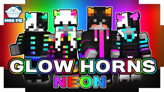 Thumbnail of the Minecraft Bedrock Marketplace product Glow Horns: Neon created by Mob Pie.