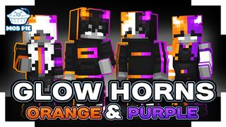 Thumbnail of the Minecraft Bedrock Marketplace product Glow Horns: Orange & Purple created by Mob Pie.