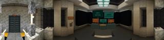 Panorama of the Minecraft Bedrock Marketplace product Hidden Security Base created by Mob Pie.