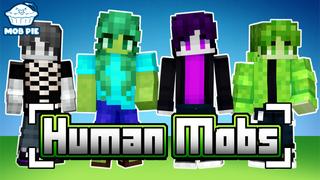 Thumbnail of the Minecraft Bedrock Marketplace product Human Mobs created by Mob Pie.