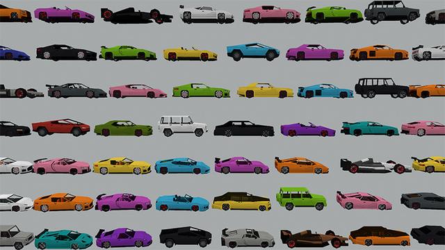 Screenshot of the Minecraft Bedrock Marketplace product Luxury Cars Add-On created by Mob Pie.