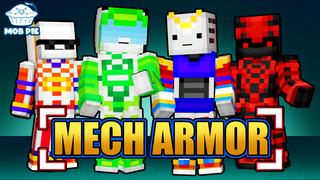 Thumbnail of the Minecraft Bedrock Marketplace product Mech Armor created by Mob Pie.