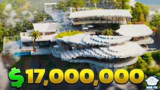 Thumbnail of the Minecraft Bedrock Marketplace product Millionaire Cliffside Mansion created by Mob Pie.