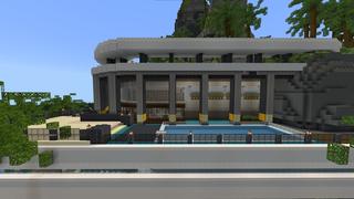 Screenshot of the Minecraft Bedrock Marketplace product Millionaire Island Mansion created by Mob Pie.