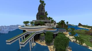 Screenshot of the Minecraft Bedrock Marketplace product Millionaire Island Mansion created by Mob Pie.