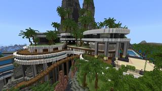 Screenshot of the Minecraft Bedrock Marketplace product Millionaire Island Mansion created by Mob Pie.