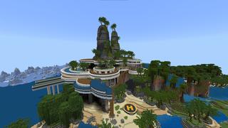 Screenshot of the Minecraft Bedrock Marketplace product Millionaire Island Mansion created by Mob Pie.