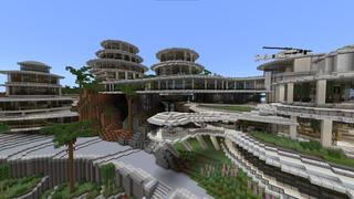 Screenshot of the Minecraft Bedrock Marketplace product Millionaire Island Resort created by Mob Pie.