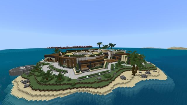 Screenshot of the Minecraft Bedrock Marketplace product Millionaire Island created by Mob Pie.
