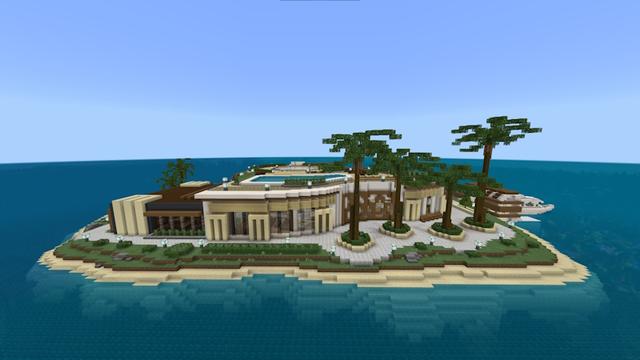 Screenshot of the Minecraft Bedrock Marketplace product Millionaire Island created by Mob Pie.