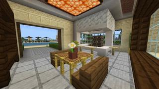 Screenshot of the Minecraft Bedrock Marketplace product Millionaire Mansion created by Mob Pie.