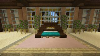 Screenshot of the Minecraft Bedrock Marketplace product Millionaire Mansion created by Mob Pie.