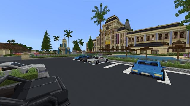 Screenshot of the Minecraft Bedrock Marketplace product Millionaire Mansion created by Mob Pie.