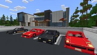 Screenshot of the Minecraft Bedrock Marketplace product Modern Mansion created by Mob Pie.