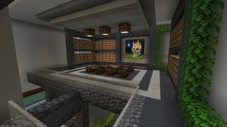 Screenshot of the Minecraft Bedrock Marketplace product Modern Mansion created by Mob Pie.