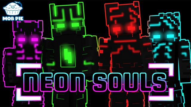 Thumbnail of the Minecraft Bedrock Marketplace product Neon Souls created by Mob Pie.