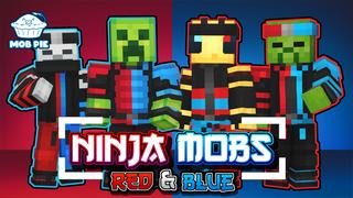 Thumbnail of the Minecraft Bedrock Marketplace product Ninja Mobs: Red & Blue created by Mob Pie.