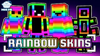 Thumbnail of the Minecraft Bedrock Marketplace product Rainbow Skins created by Mob Pie.